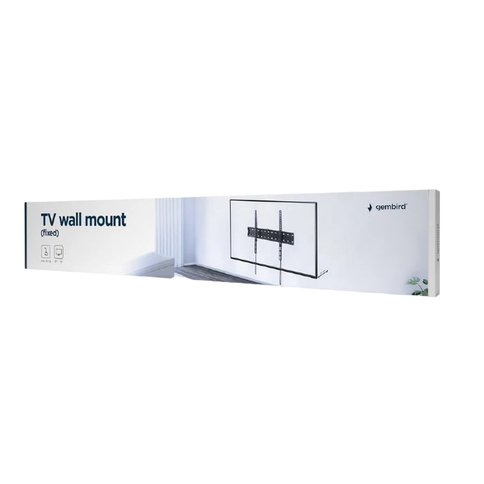 Фиксированное настенное крепление gembird wm-70f-01, чёрный 3