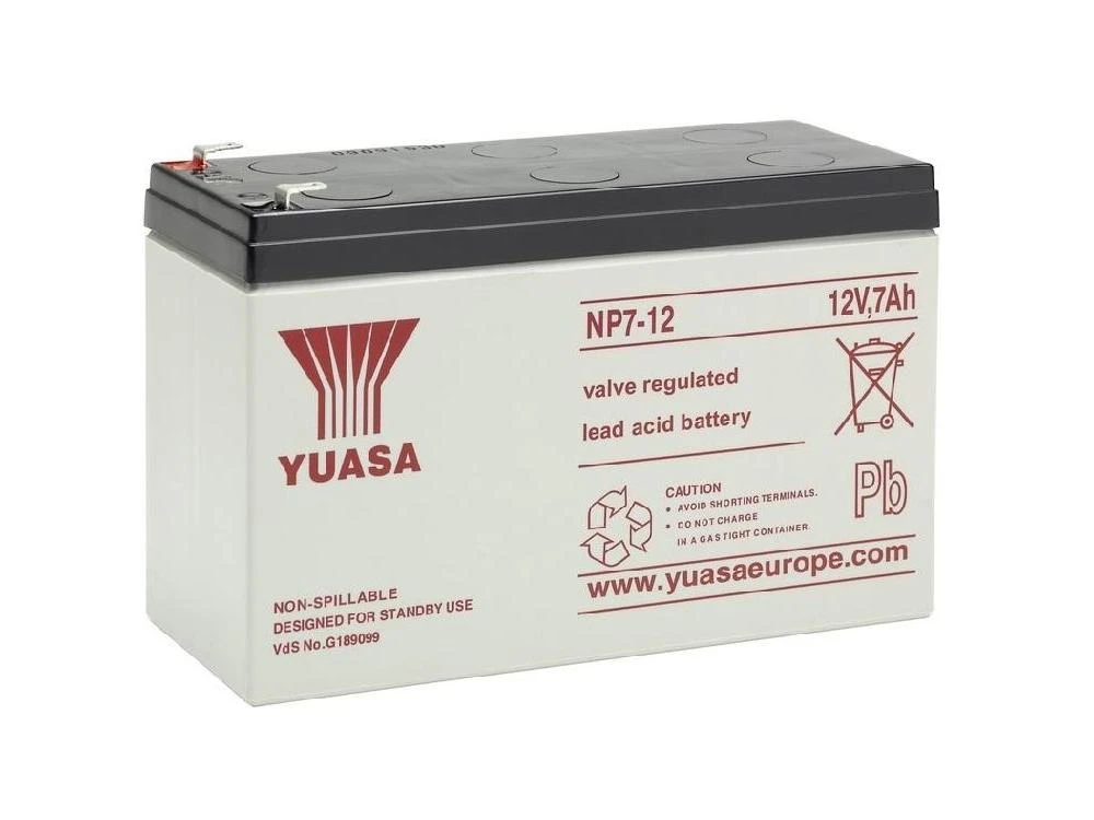 Источник бесперебойного питания yuasa np7-12, 12в 7 2