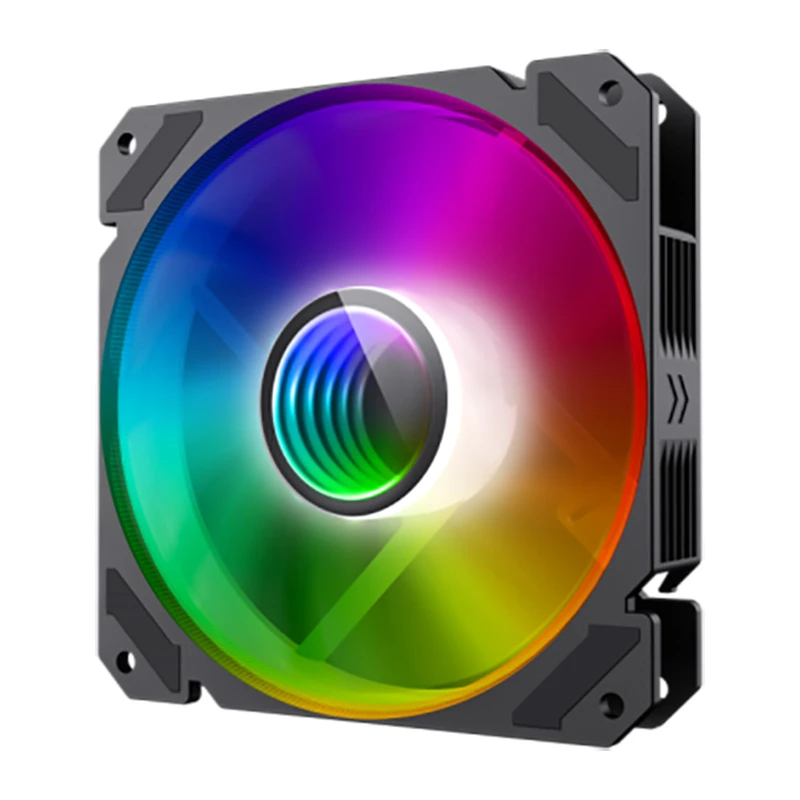 Ventilator pc gamemax fn-12rainbow-c9, 120 mm 2