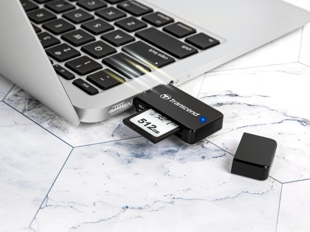Cititor de carduri transcend ts-rdf5, usb type-a, negru 2
