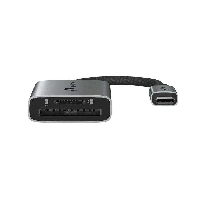 Cititor de carduri tp-link ua430c, usb type-c, gri 4