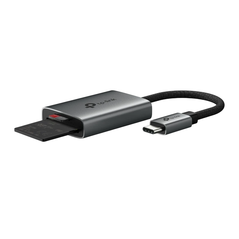 Cititor de carduri tp-link ua430c, usb type-c, gri 2