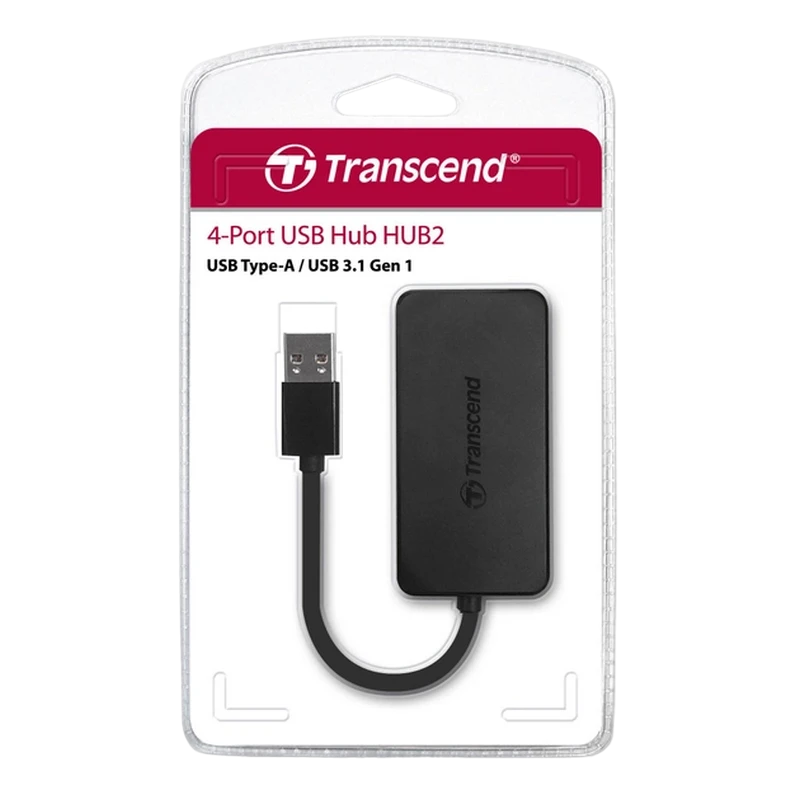 Usb-концентратор transcend hub2, чёрный 3