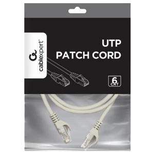 Patch cord cablexpert pp6u-1m, cat6 utp, 1m, gri Thumbnail 4