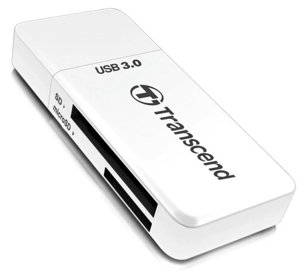 Кардридер transcend ts-rdf5, usb type-a, белый 5