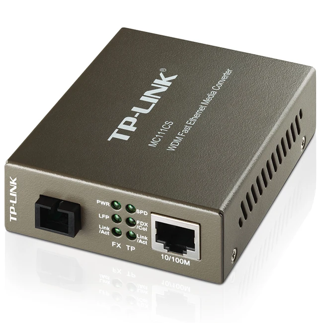 Convertor media tp-link mc111cs, 20 km 4