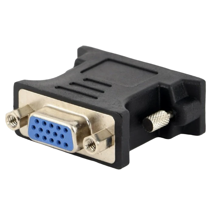 Видеоадаптер cablexpert a-dvi-vga-bk, dvi-i (m) - vga d-sub (f), чёрный 3