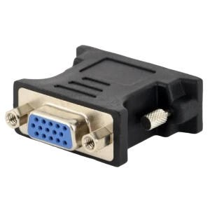 Видеоадаптер cablexpert a-dvi-vga-bk, dvi-i (m) - vga d-sub (f), чёрный Thumbnail 3