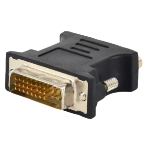 Видеоадаптер cablexpert a-dvi-vga-bk, dvi-i (m) - vga d-sub (f), чёрный