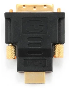 Adaptor video cablexpert a-hdmi-dvi-1, hdmi (m) - dvi-i (m), negru Thumbnail 3