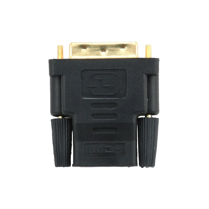 Видеоадаптер cablexpert a-hdmi-dvi-2, hdmi (f) - dvi-i (m), чёрный 4