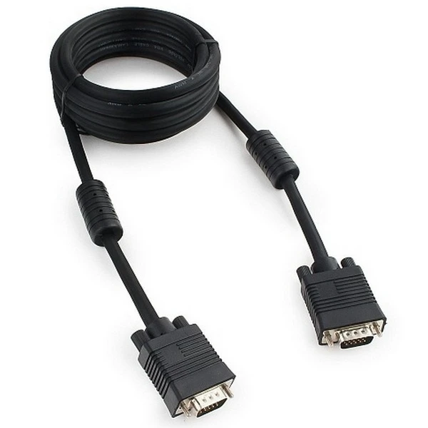 Видео кабель cablexpert cc-ppvga-10-b, vga d-sub (m) - vga d-sub (m), 3м, чёрный 2