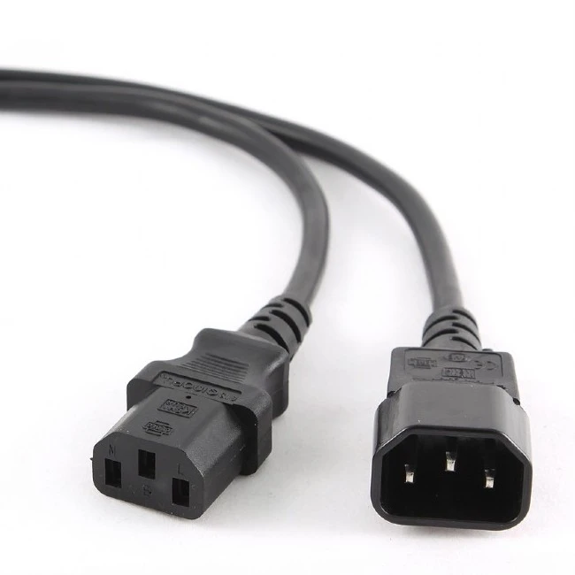 Удлинительный шнур питания cablexpert pc-189, 1.8 м, чёрный 5