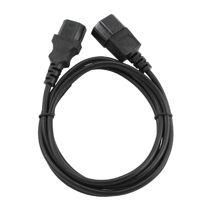Удлинительный шнур питания cablexpert pc-189, 1.8 м, чёрный 4