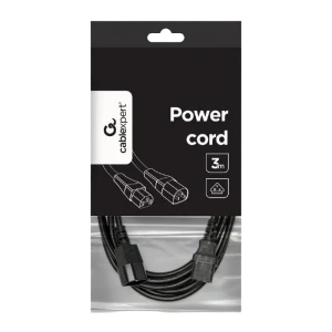 Шнур питания cablexpert pc-189-vde-3m, 3 м, чёрный Thumbnail 3