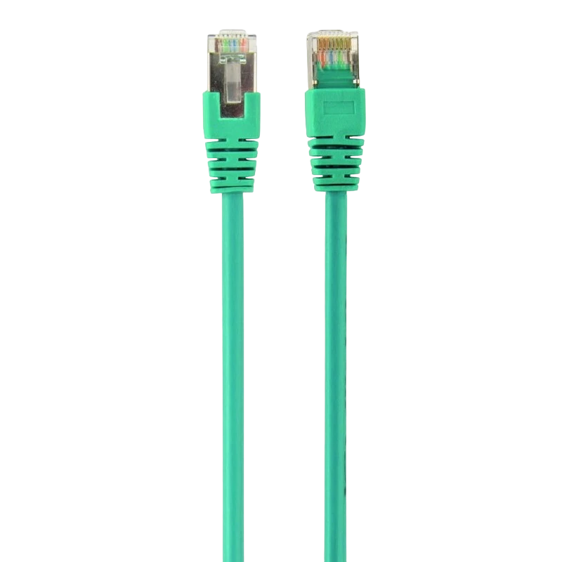 Патч-корд cablexpert pp22-2m/g, cat5e ftp, 2м, зелёный 2