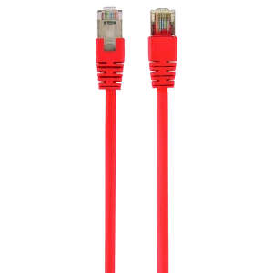 Патч-корд cablexpert pp22-2m/r, cat5e ftp, 2м, красный