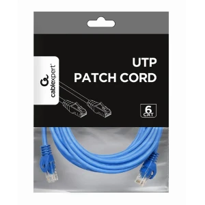 Патч-корд cablexpert pp6u-3m/b, cat6 utp, 3м, синий Thumbnail 5