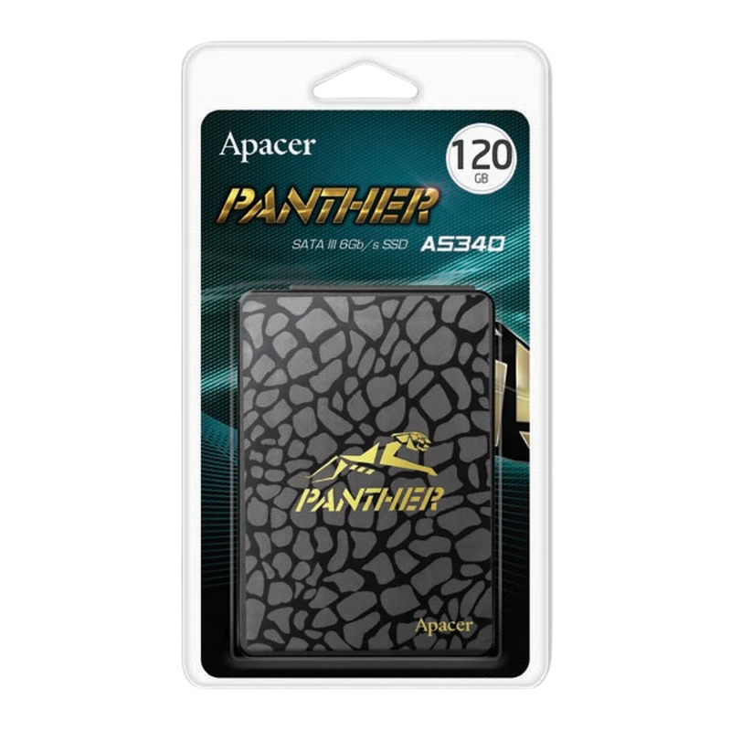 Накопитель ssd apacer as340 panther, 120гб, ap120gas340g-1 8