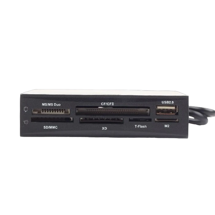 Cititor de carduri gembird fdi2-allin1-02-b, , negru 3