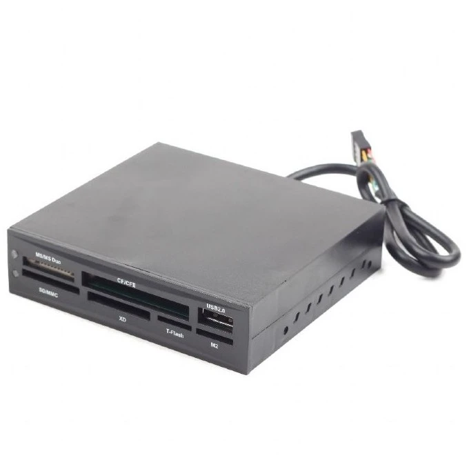 Cititor de carduri gembird fdi2-allin1-02-b, , negru 2