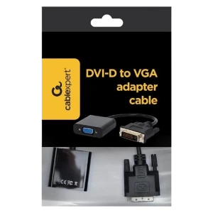 Видеоконвертер cablexpert a-dvid-vgaf-01, dvi-d (m) - svga (f), 0,2м, чёрный Thumbnail 3