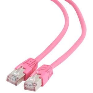 Патч-корд cablexpert pp6-1m/ro, cat6 ftp , 1м, розовый Thumbnail 3