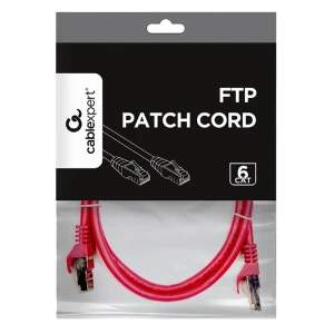 Патч-корд cablexpert pp6-1m/ro, cat6 ftp , 1м, розовый Thumbnail 5