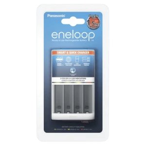 Încărcător acumulatori panasonic bq-cc55e, alb Thumbnail 1