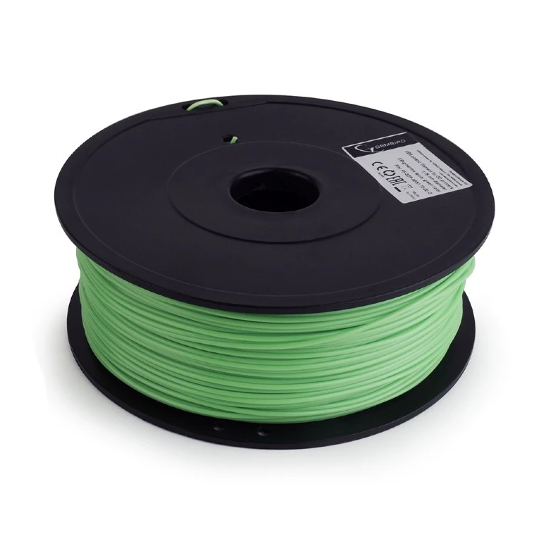 Нить для 3d-принтера gembird ff-3dp-abs1.75-02-g, abs, зеленый , 1.75 мм, 0,6 кг 3