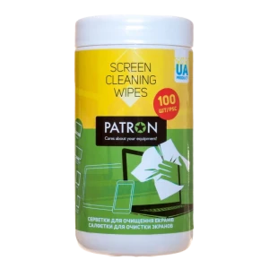 Чистящие салфетки patron f3-027, для жк/светодиодных экранов