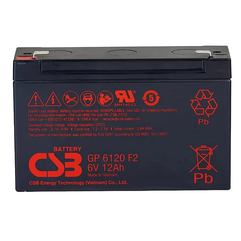 Acumulator ups ultra power gp, 6v, 12ah 3