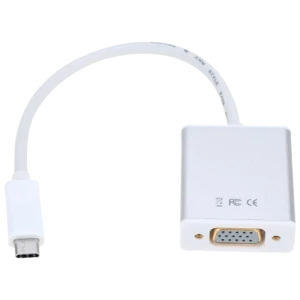Видеоадаптер apc electronic apc-631006, type-c - vga d-sub, 0,15м, белый