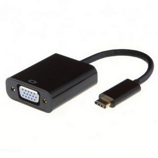 Adaptor video apc electronic apc-631008, type-c - vga d-sub, 0,15m, negru 3