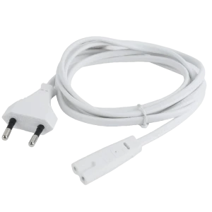 Cablu de alimentare cablexpert pc-184/2-w, 1,8m, alb Thumbnail 2