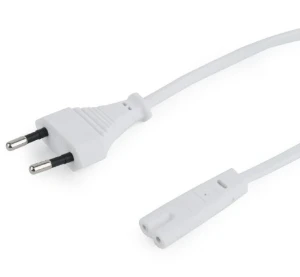 Шнур питания cablexpert pc-184/2-w, 1,8м, белый Thumbnail 3