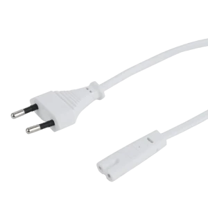 Шнур питания cablexpert pc-184/2-w, 1,8м, белый Thumbnail 4
