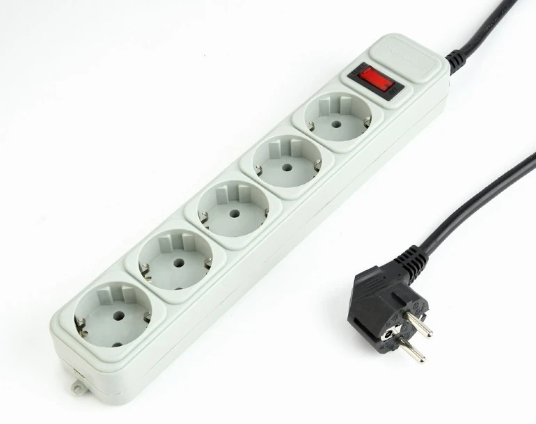 Prelungitor electric gembird gmb spg3-b-15c, 5 prize, 4,5 m, alb 6