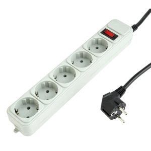 Prelungitor electric gembird gmb spg3-b-15c, 5 prize, 4,5 m, alb