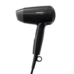 Компактный фен philips essentialcare bhc010/10, 1200 вт, чёрный