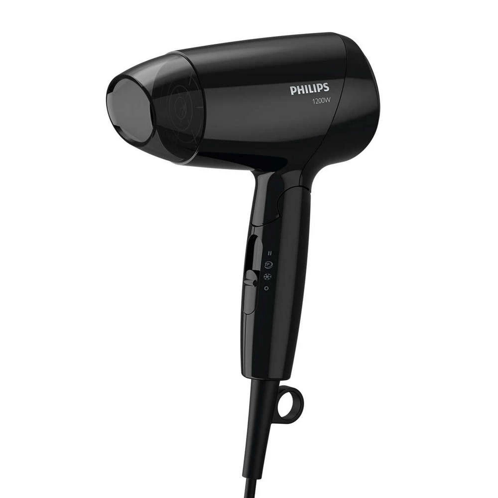 Компактный фен philips essentialcare bhc010/10, 1200 вт, чёрный 3