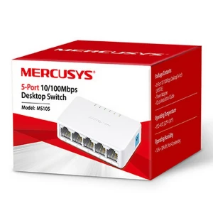 Сетевой коммутатор mercusys ms105, 5x 10/100 мбит/с Thumbnail 3