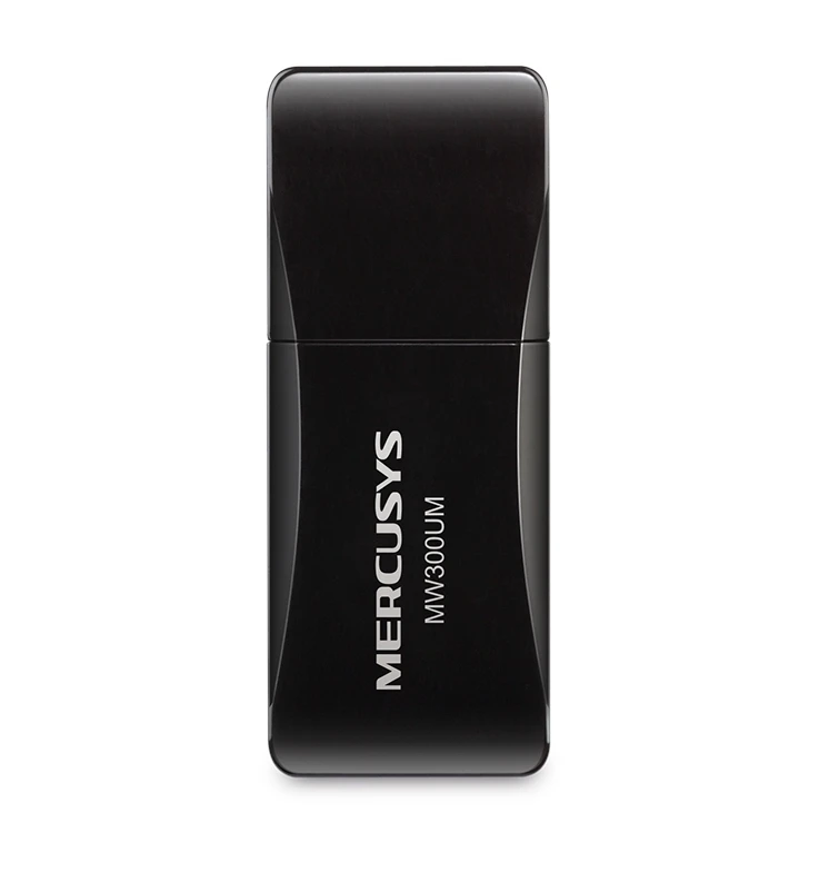 Usb aдаптер mercusys mw300um, чёрный 3