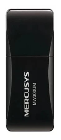 Usb aдаптер mercusys mw300um, чёрный 2