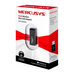Usb aдаптер mercusys mw300um, чёрный Thumbnail 4