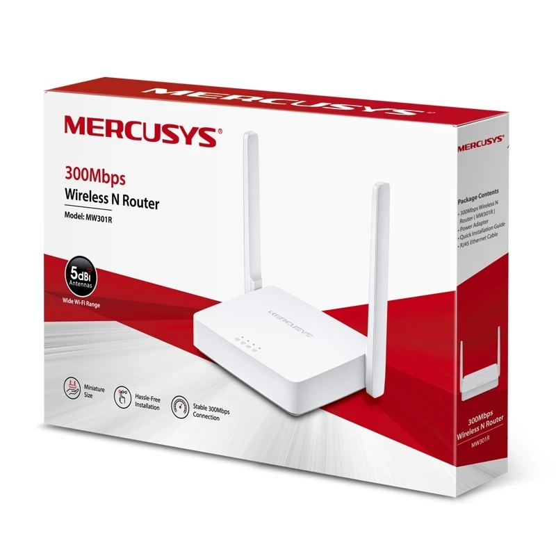 Router fără fir mercusys mw301r, alb 5