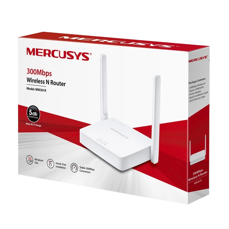 Router fără fir mercusys mw301r, alb 4
