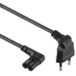 Шнур питания cablexpert pc-184l, 1м, чёрный
