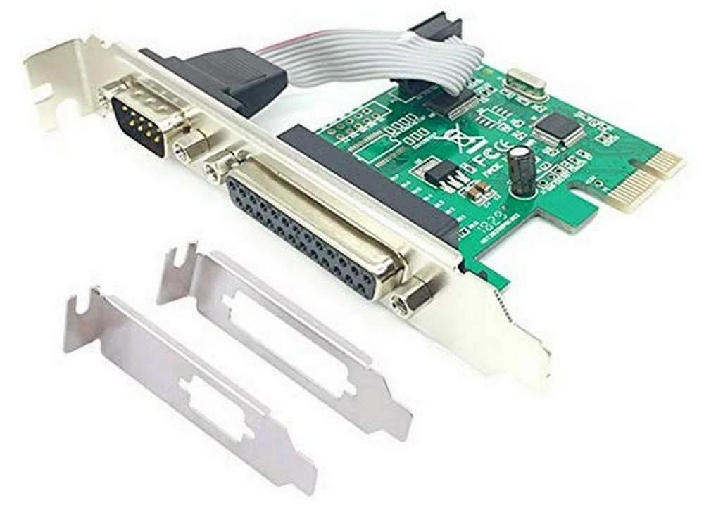 Карта расширения pci-express gembird pex-comlpt-01, разноцветная 3