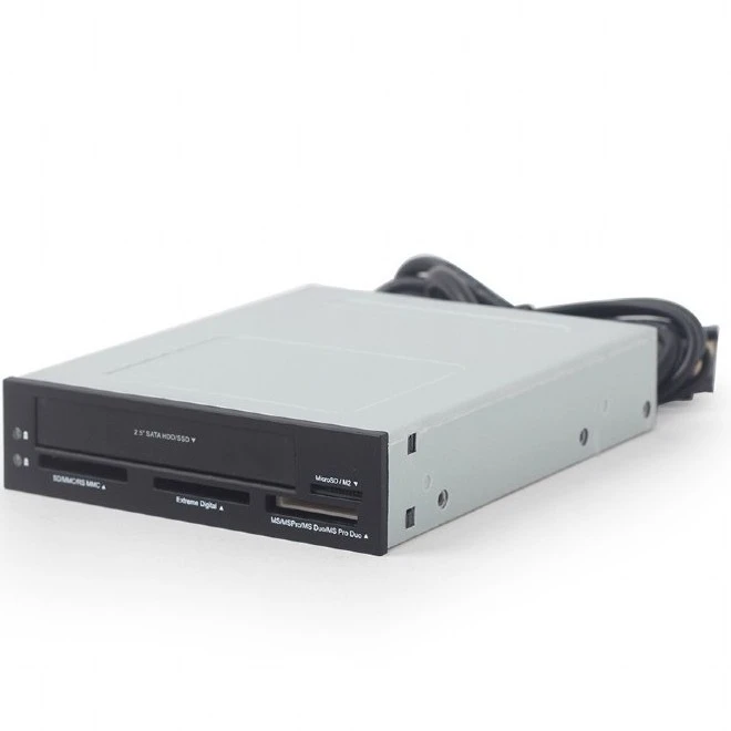 Кардридер gembird fdi2-allin1-03, серый 4